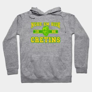 Nuke Em High Cretins Sports Logo Hoodie